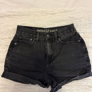 Black American eagle mom short